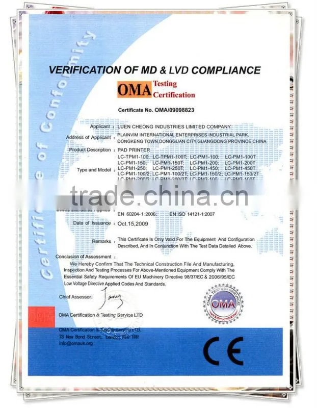 2- colour ink well pad printing machine (LC-PM2-250)