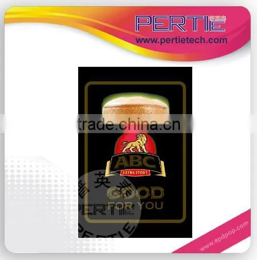 illuminated advertising optic panels advertising player advertising display stand -pop standee or billboard