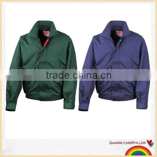 Waterproof leisure mens rain jacket