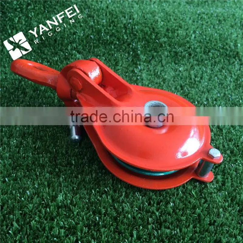 WLL0.5TON Orange Single Snatch Pulley