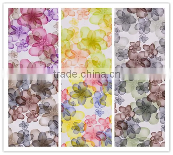 flower design transfer printing film For Semi PU leather