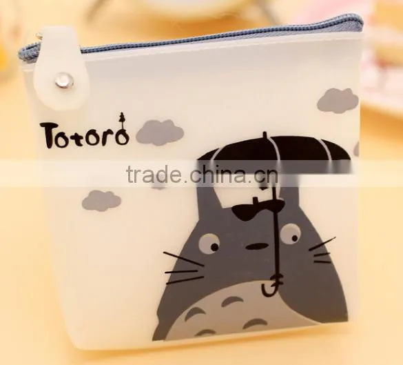Silicone totoro coin purse made in china
