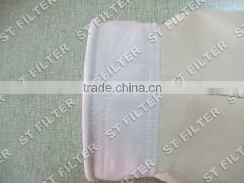 Dia160*5200mm,fiberglass twill filter bag for coal boiler