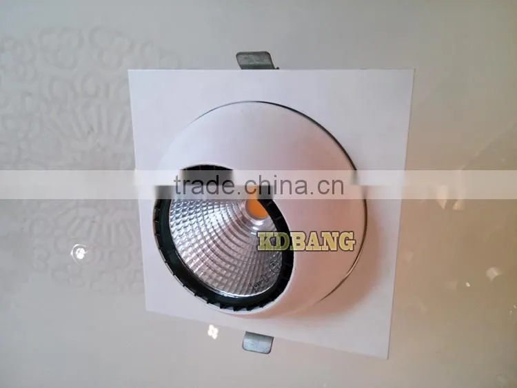 Rotate downlight 30w square led spot lamp