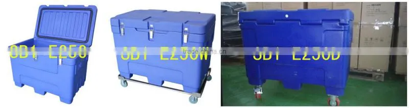 Roto Molded Dry Ice Transport Box-240Liter, made of import LLDPE material