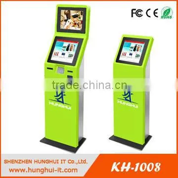 Internet/ Information, Cashless Self Service Payment, Cedit Card Payment Dual Screen Kiosk