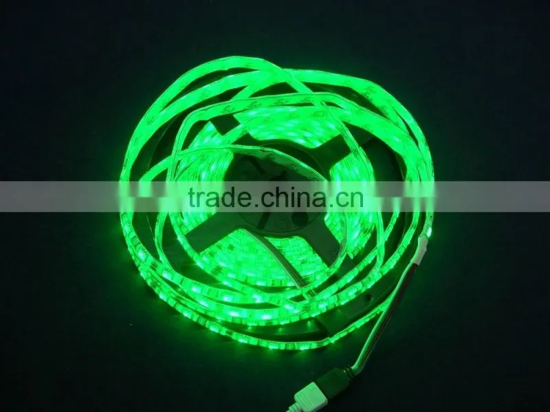 60leds/m 5050 SMD Single Color LED Flexible Strip, DC12V/24V input, 5m/roll, waterproof IP20/IP65/IP67
