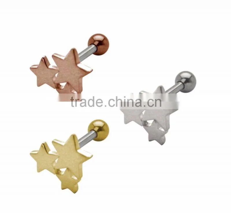 Star Tragus Cartilage Earring Body Jewelry Wholesale