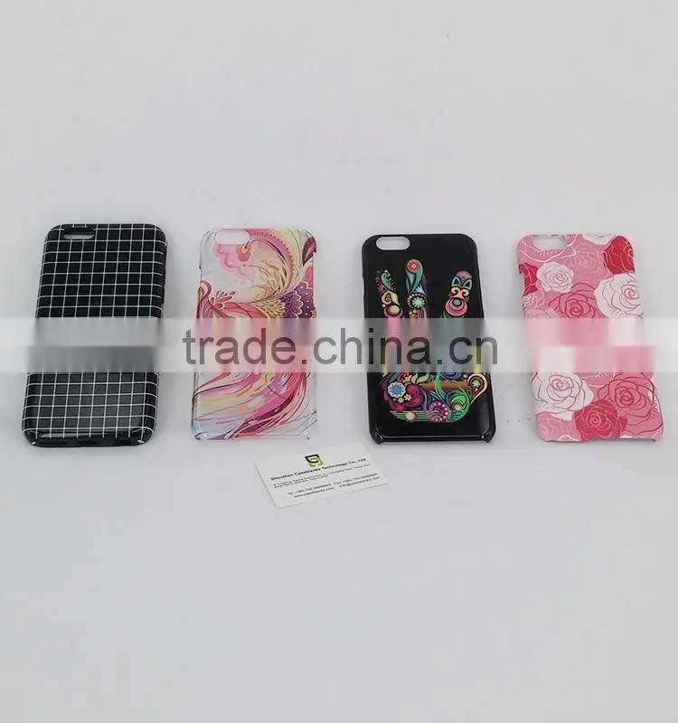 factory supplier sublimation case 3d film sublimation bumper phone case high quality coated case for iphone5 6 plus coating