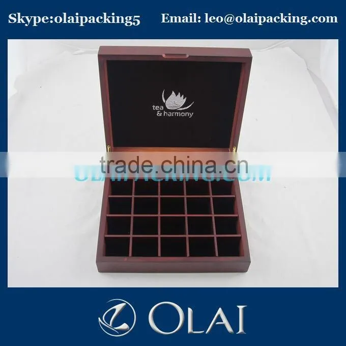 wholesales wood make up box with mirror