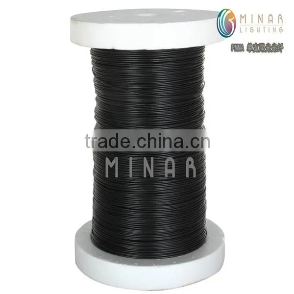 high quality 0.75mm decorative plastic ceiling side glow optic fiber light