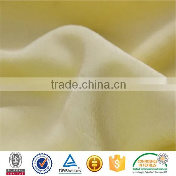 100 polyester knitted tricot brushed lint brush fabric