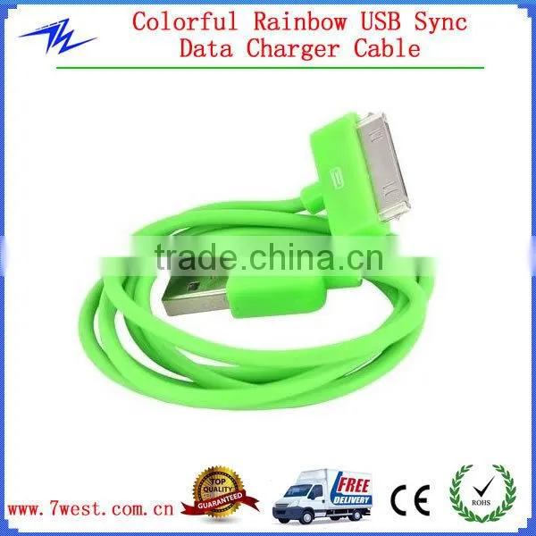 Colorful Micro USB Cable for samsung,Micro USB Sync Data Charger Cable for iphone