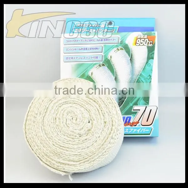 Original Brand 5 Meter / Set Auto Racing Exhaust Thermo Wrap For Car
