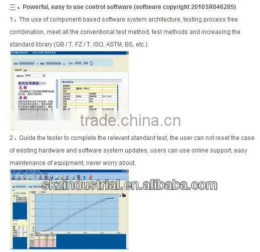 Fabric/Leather digital universal test equipment