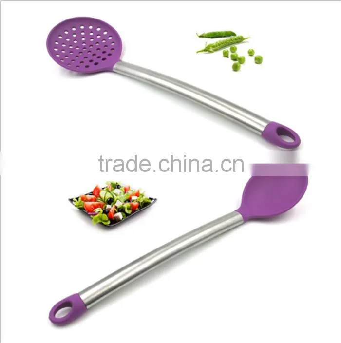 Safe kitchen ware silicon rubber kitchen utensil sets spoon turner ladle kitchenware silicon kitchen utensils cooking set