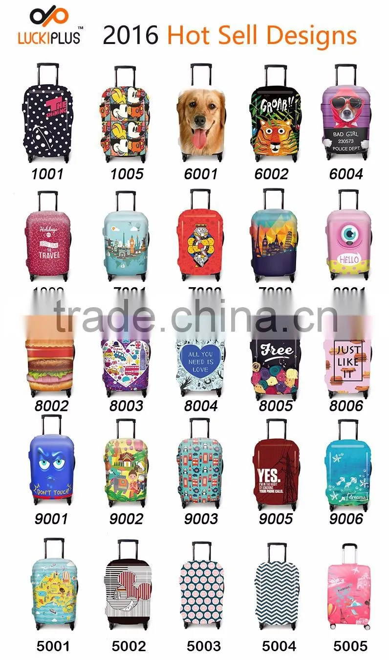 Luckiplus 85% Polyester 15% Spandex Luggage Cover