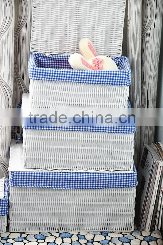 Fashion weave storage basket,3PCS/set storage basket