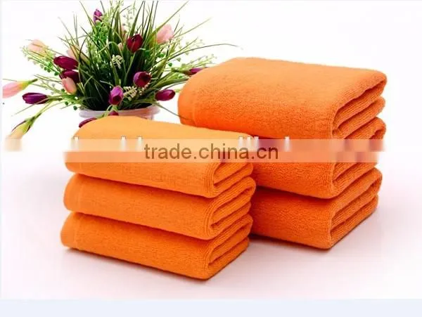 Hotel SPA or Home Used Cotton Plain Woven Face Towel Colorful Hotel Towel