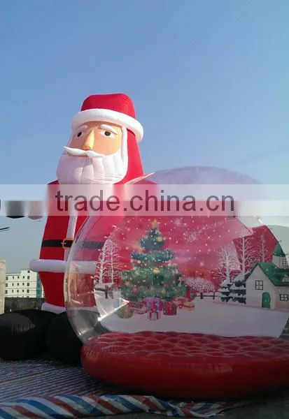 clear inflatable lawn tent Christmas snow globe 5m