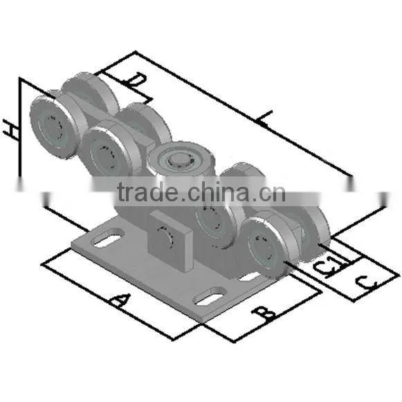 cantilever sliding gate wheel