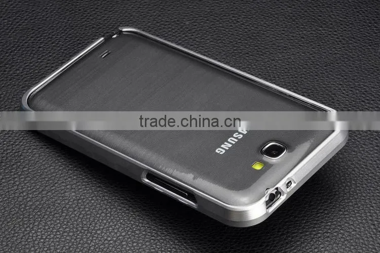 metallic aluminum bumper Case For Samsung galaxy note 2