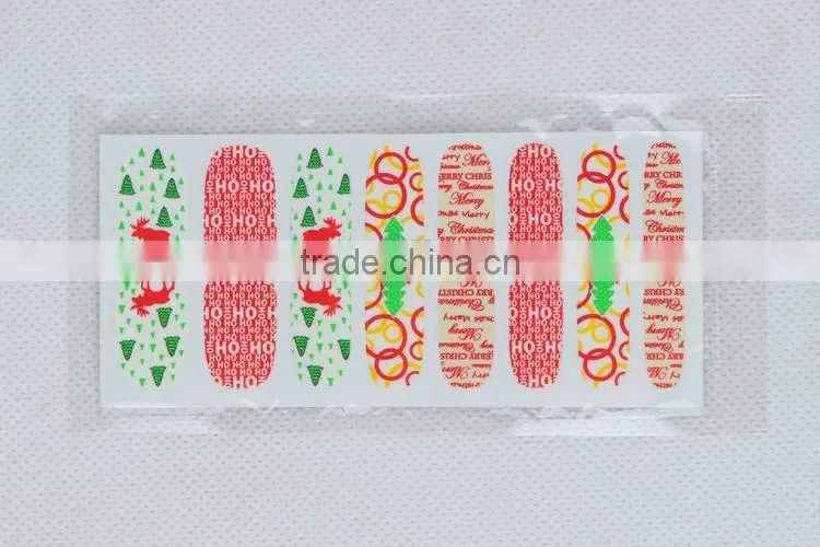 OEM Christmas Theme 3D Nial Sticker Nail Polish Sticker