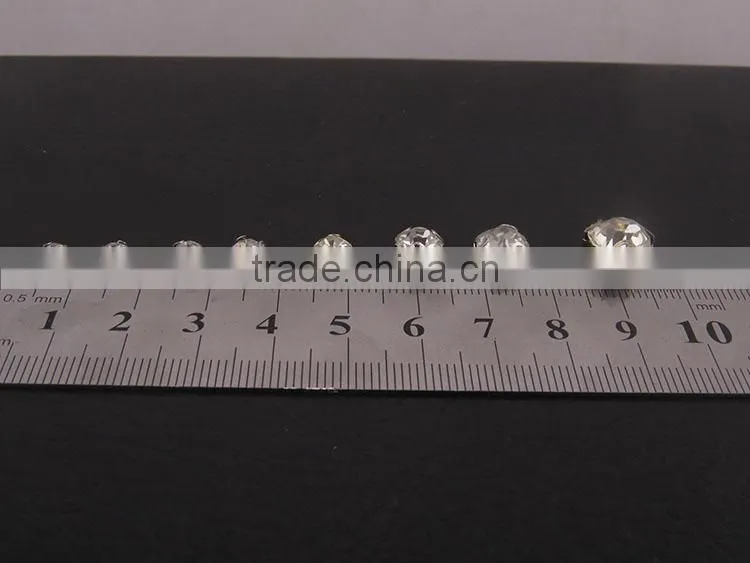 Decorative White Sew-on Stones Embellishments Wholesale Rhinestones