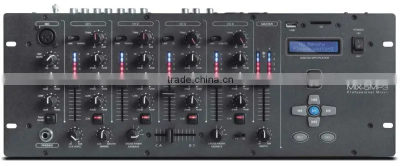 professional mixer console 5 channel Mix-5USD usb audio mixer console