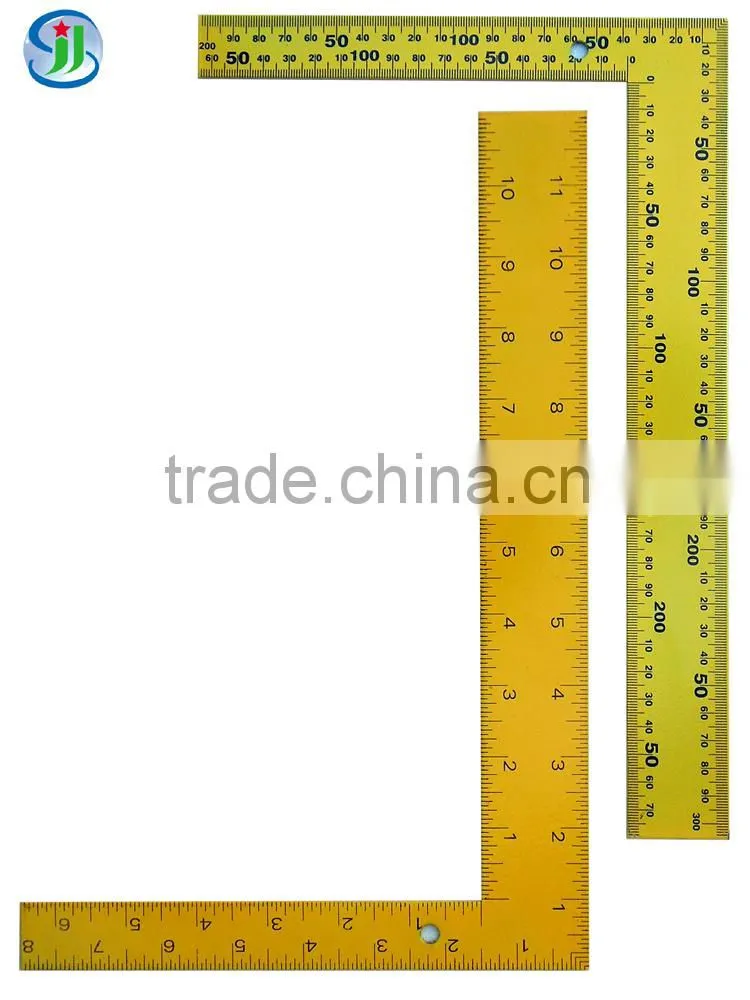 New Style Metal Ruler Accurate Scale Lines L Steel Square Ruler