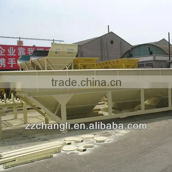 4 Aggregate Bins Concrete Batching Machine in Brazil