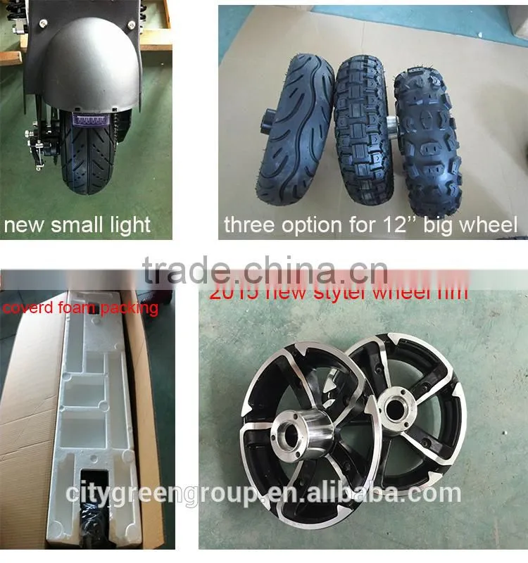 36V 800W electric scooter Green 01