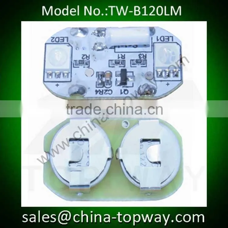 Vibration sensor led flashing module of 5050 blue led