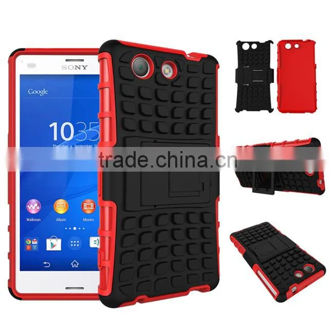 PC TPU Shockproof Heavy Duty Case Cover For Sony Xperia Z4 Compact