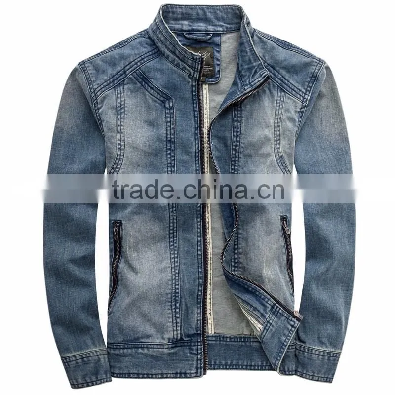 Yingzhong Garment oem design men jeans coat oversized kimono jackets
