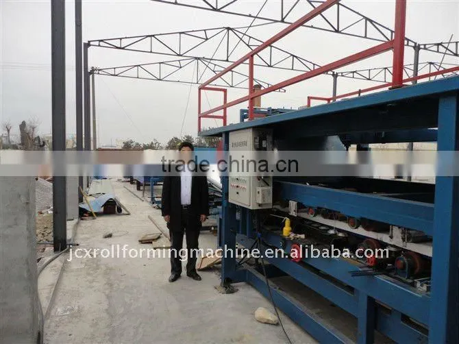 color steel sandwich panel production line
