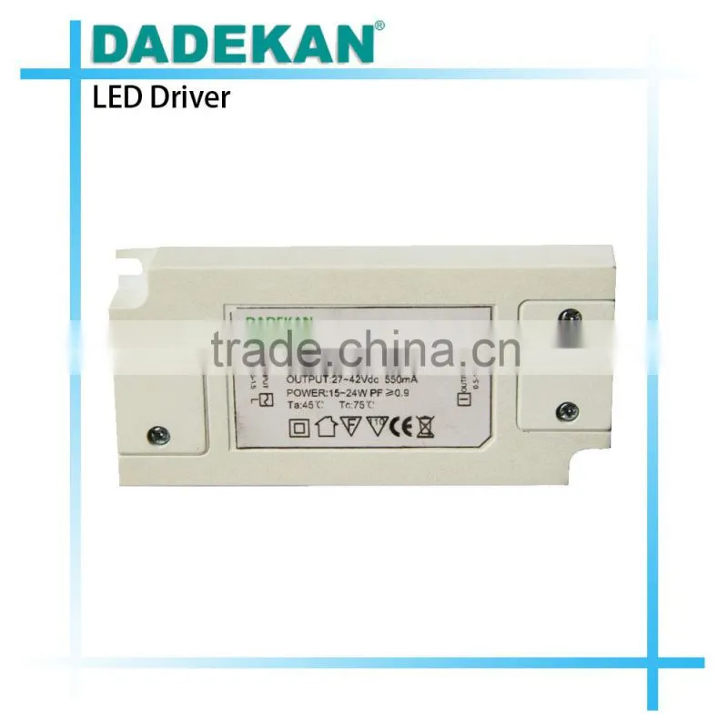 Ultra Slim 550ma led driver with high quality