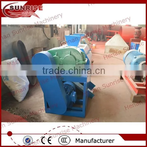 double roller cow manure fertilizer pellet machine
