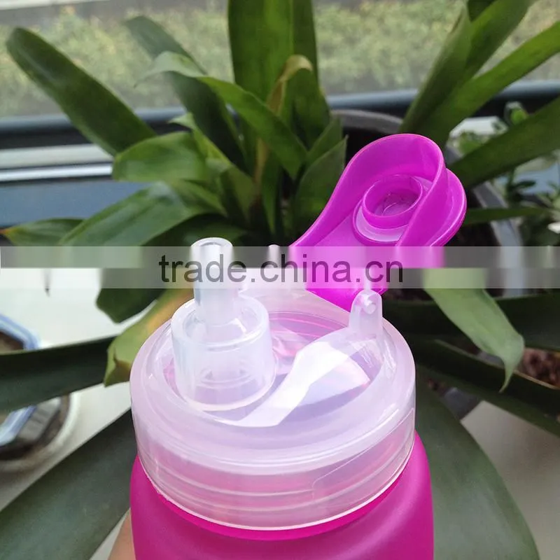 FDA eco-friendly material plastic drinking bottle, straw cup