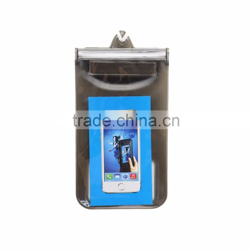 Universal mobile phone Waterproof bag, Waterproof Case with Touch Responsive Transparent Screen Protector