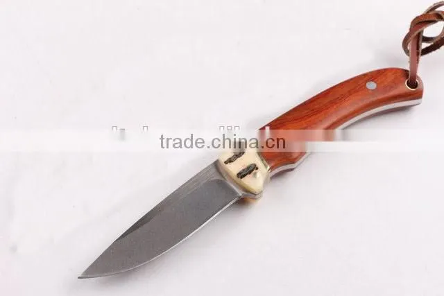 OEM 440 small fixed blade knife full tang structure