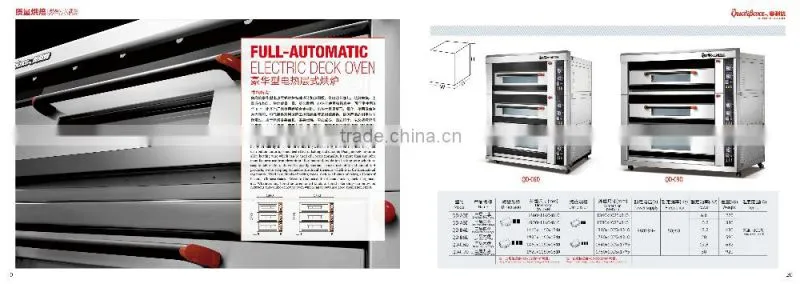 gas deck oven/electric bakery oven baking oven