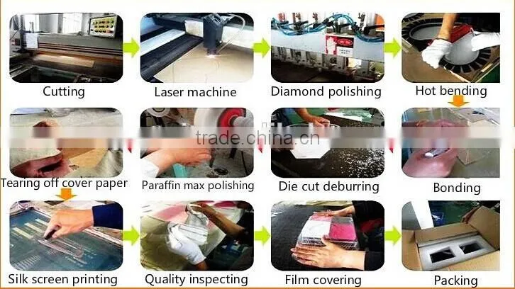 Acrylic material products manufacturer high quality multipurpose pencil box acrylic pen holders plexiglass pen case for