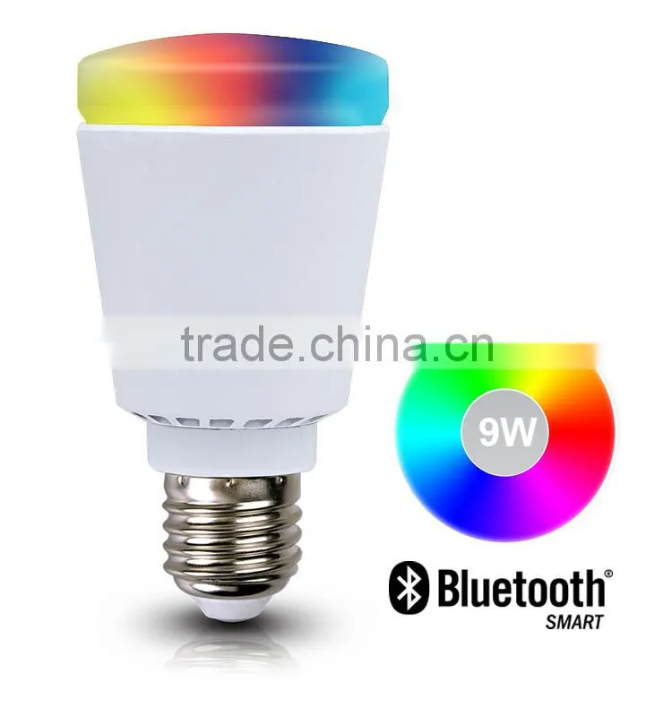 Wifi RGB energy high lumen color changing e27 led bulb