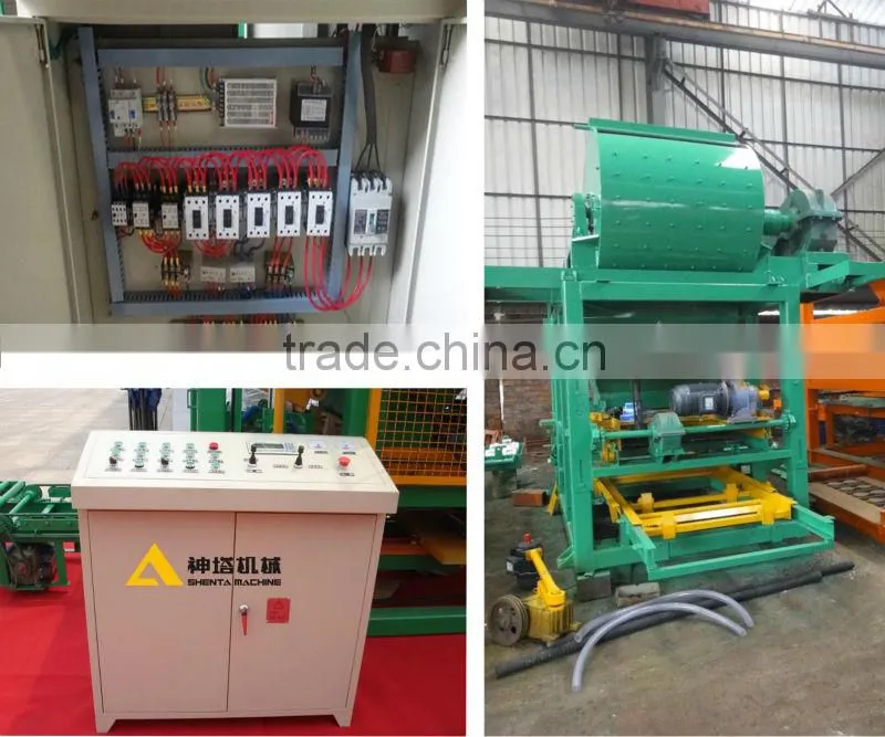 Block making machine QTJ5-20 concrete hollow brick maker