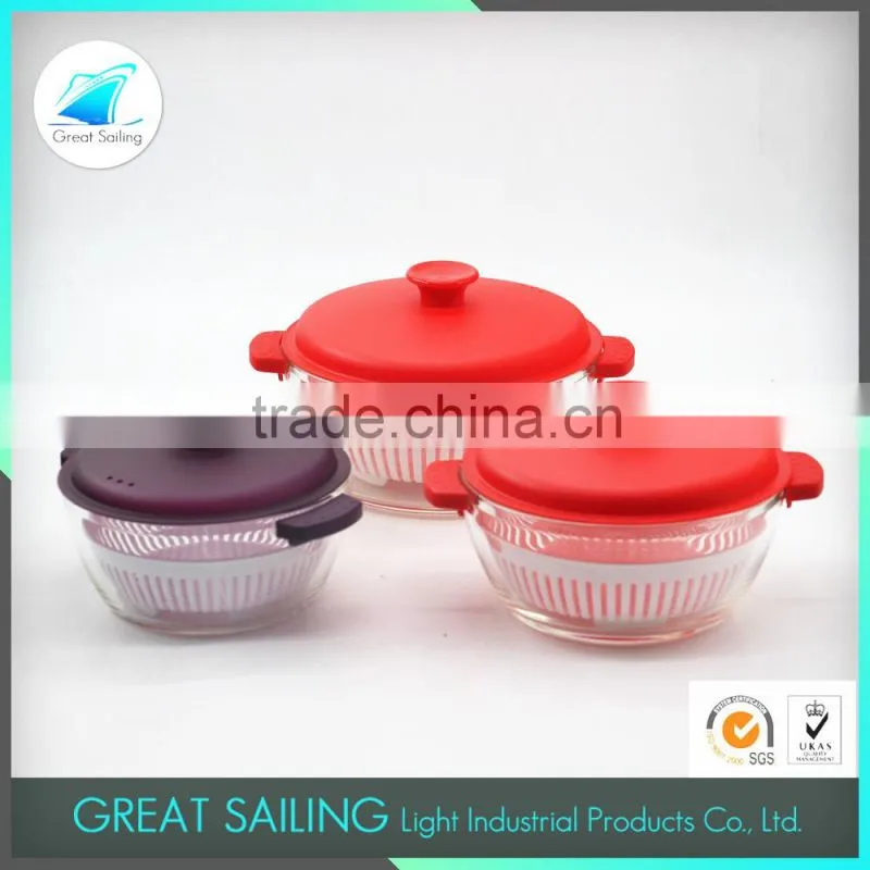 Clear High borosilicate glass steam pot