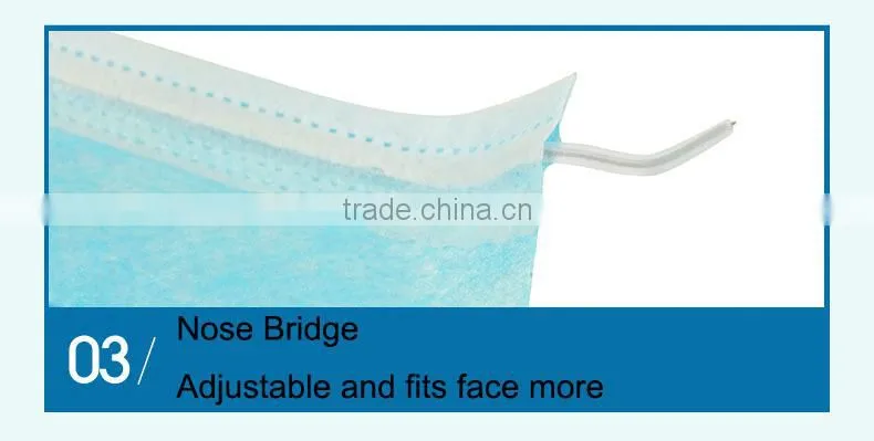 2016 Custom Logo Printed Disposable Surgical Face Mask