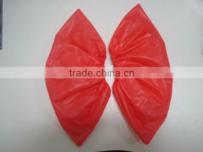 Disposable plastic PE waterproof shoe cover