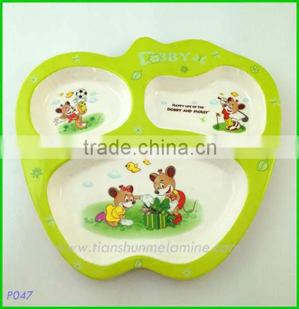 Trays melamine , children breakfast trays