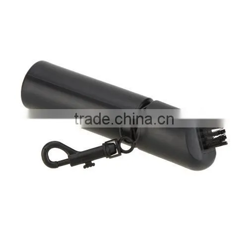 Black Golf Iron Club Ball Plastic Cleaning Brush with Water Bottle 150ML